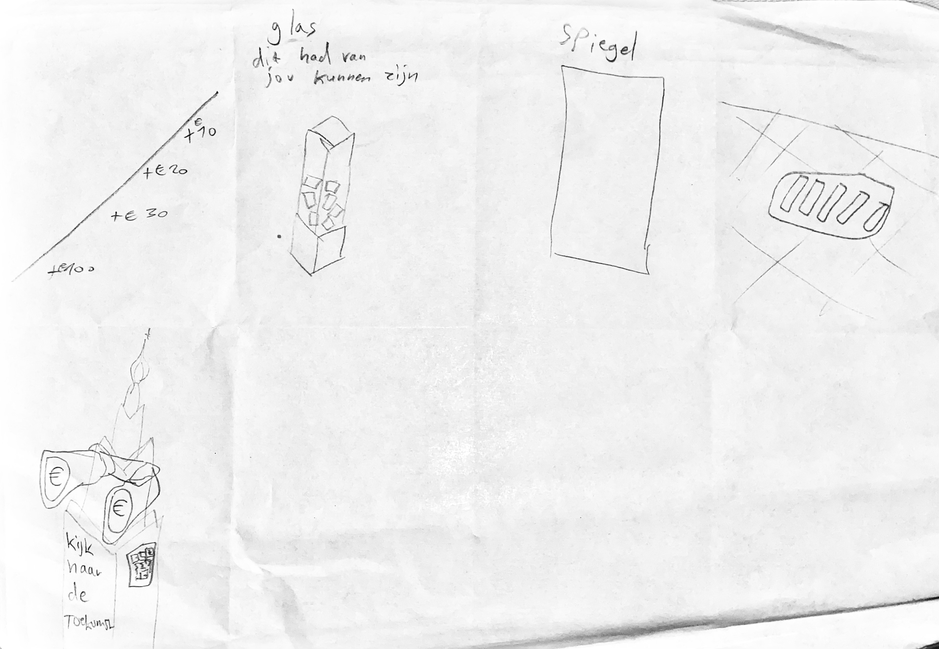 Halve Crazy Eight voor guerrilla marketing